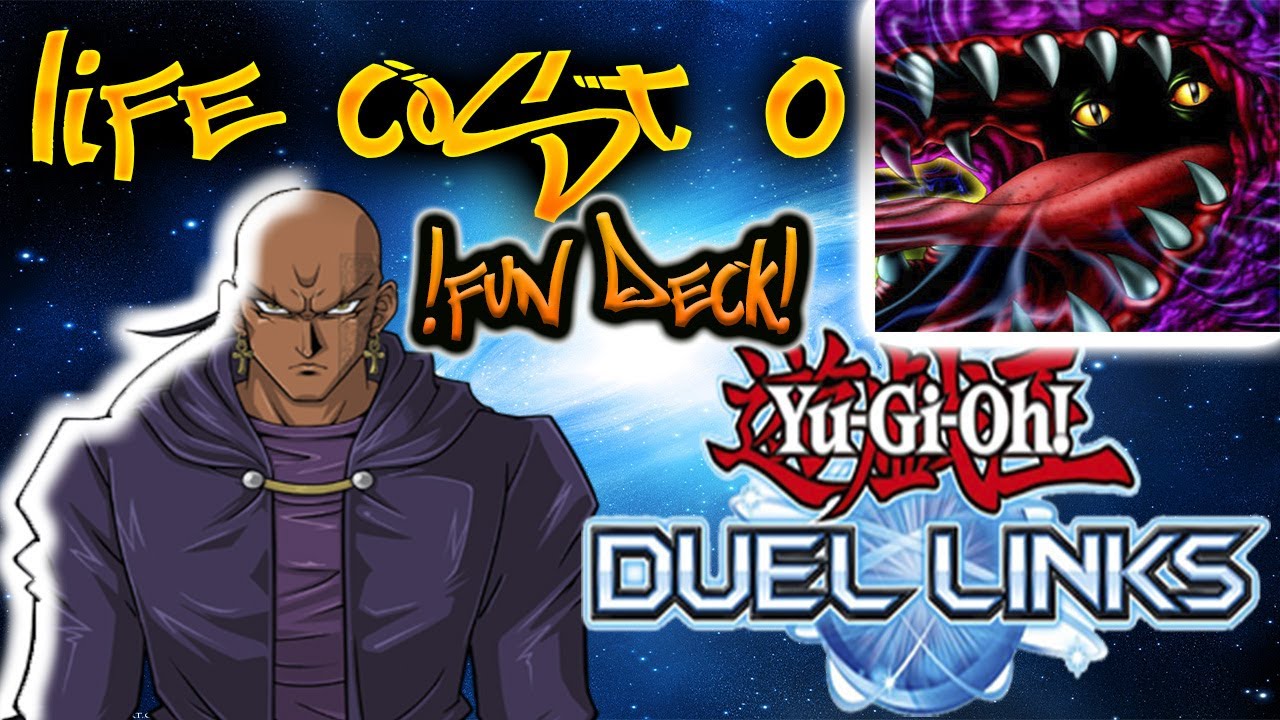 Yu-Gi-Oh! Duel Links: LIFE COST 0 FUN DECK.