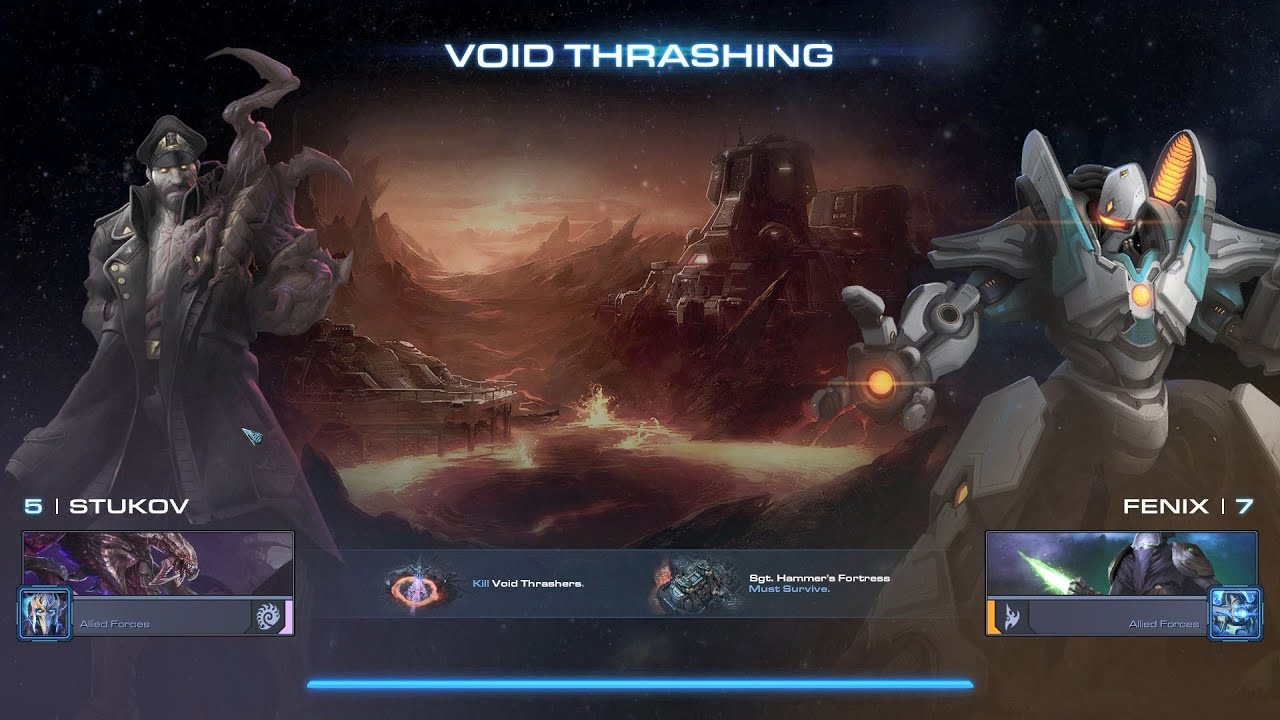 StarCraft II - Co-op - Commander Alexei Stukov - Void Trashing - YouTube