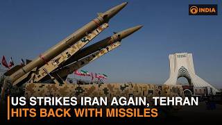 Fresh US strikes on Iran, Tehran retaliates & more news | DD India Live | 7 AM IST