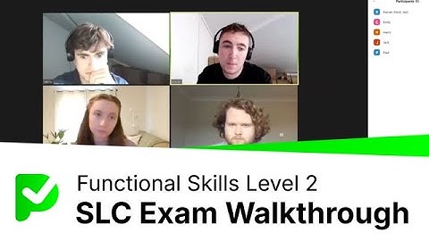 Functional Skills Level 2 SLC Walkthrough