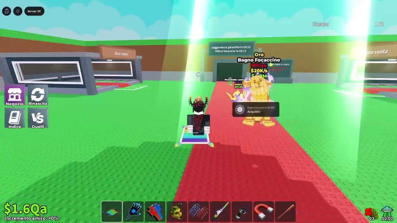 Live Ruba un brainrot  trading machine ita Cerco drago