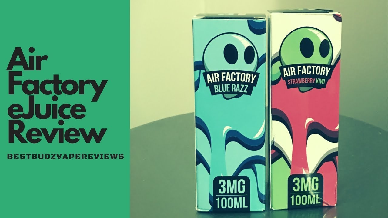 Air Factory eJuice Review Blue Razz & Strawberry Kiwi!