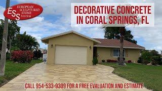 Decorative Concrete in Coral Springs, Florida - ESS Affiliated LLC