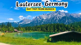 Lautersee, Mittenwald -- Beautiful Lake to visit in Bavaria, Germany | Day Trip from Munich, Germany