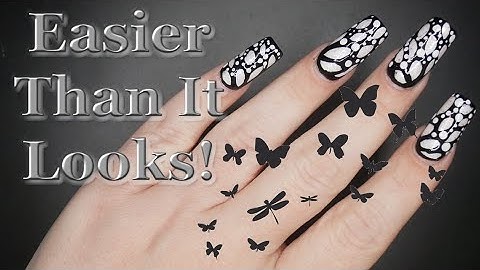 Trying the Butterfly Wing Nail Art Trend