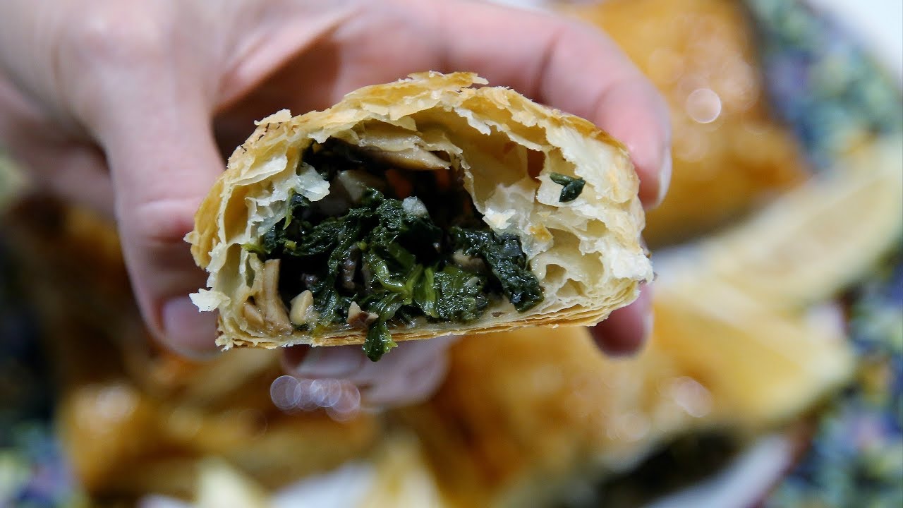 Spinach Puffs Recipe - Armenian Cuisine - Heghineh Cooking Show