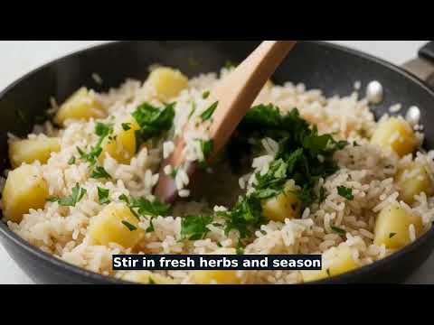 Mediterranean Stuffed Tomatoes with Herbed Rice & Potatoes recipe video thumbnail