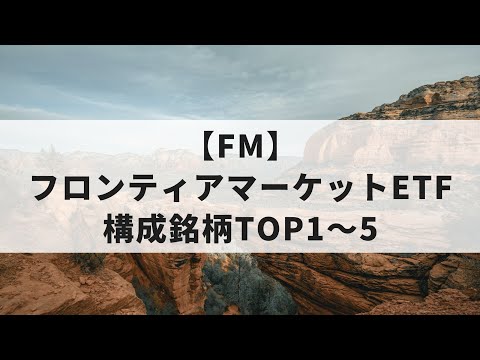【新興国】フロンティアマーケットETF（FM）の構成銘柄 ...