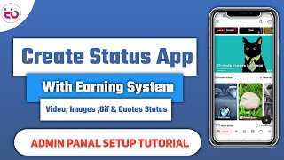 Status App With Reword Point Admin Panel Setup Full Tutorial | Video ,Image ,Gif & Quotes Status screenshot 4