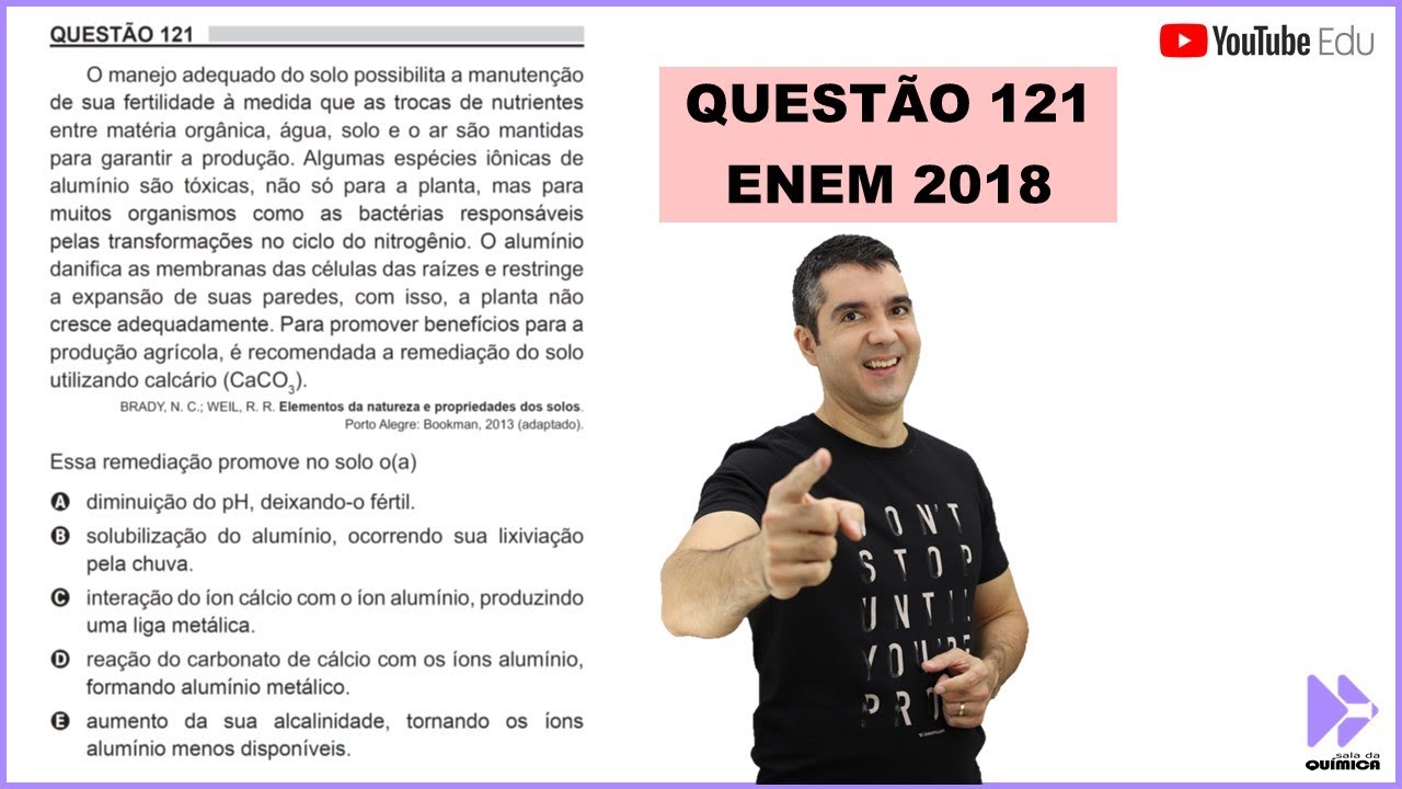 QUÍMICA ENEM 2018! 