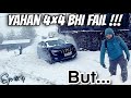 Xuv700 4x2 performance in snow shocked everyone   auli chopta snowfall