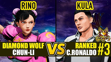 FF COTW ▰ RINO (Chun-Li) vs KULA (#2 Ranked Cristiano Ronaldo) ▰ High Level Gameplay
