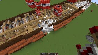Ammo rack and Detonate in Minecraft Sailing ship