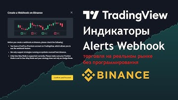 TradingView + Binance | Реальная Торговля по Индикаторам с Alert Webhook Signal Trading