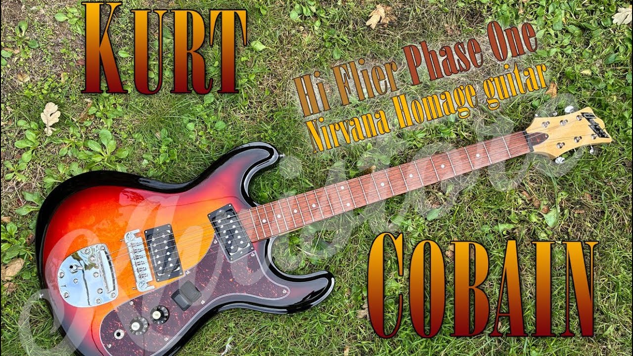 佐*井様 Hi-Flier ANI40X Univox ギター カート・コバーン カートコバーンギターサウンドデモ】UnivoxハイフライヤーPhase3