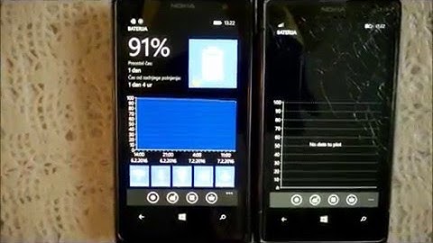 WP8.1 vs WP10 - speed test Battery app - Lumia 1020 with WP10 vs  Lumia1020 with WP8