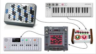 Perspective (Atmegatron, OP-1, KP3, Axis-49, Keystep)