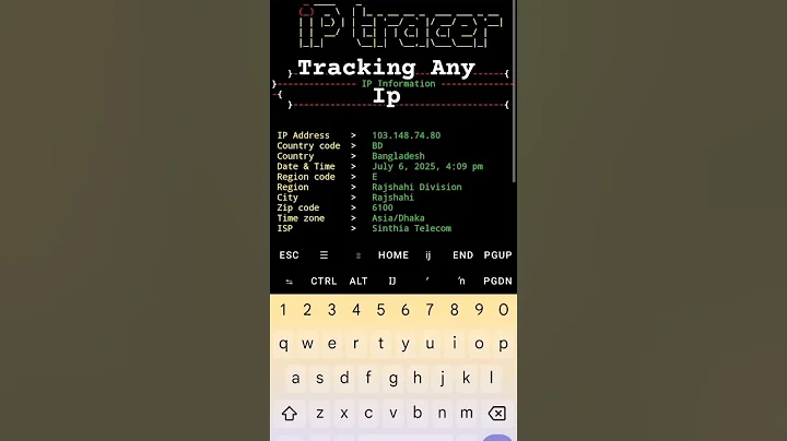 Track Any IP & Mobile Live Location" | Termux Mobile APP | #hacker #termux #tracking #mobiletracking