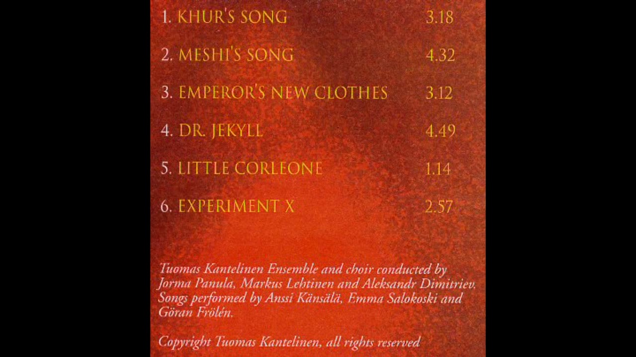 Tuomas Kantelinen - Animation Tracks