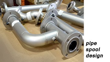 Pipe spool design using solid work tutorial