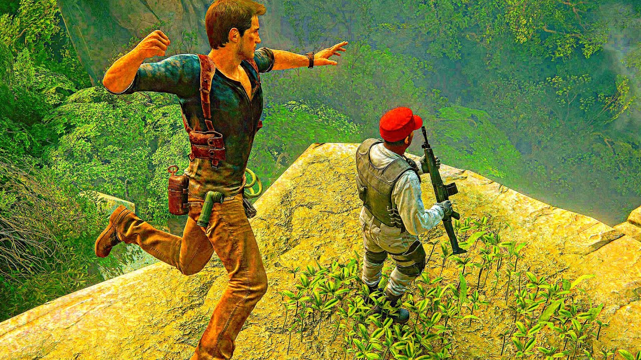 Uncharted 4 stealth is insanely good.. | PS5