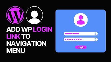 How To Add WordPress Login Link To Navigation Menu? Classic Themes Tutorial