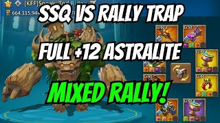 680M Rally Trap Vs SSQ! Mixed Rallies from Maxed Titans! Lords Mobile
