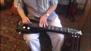 Video thumbnail of "Pua Rose - Hawaiian Style Lap Steel Guitar"