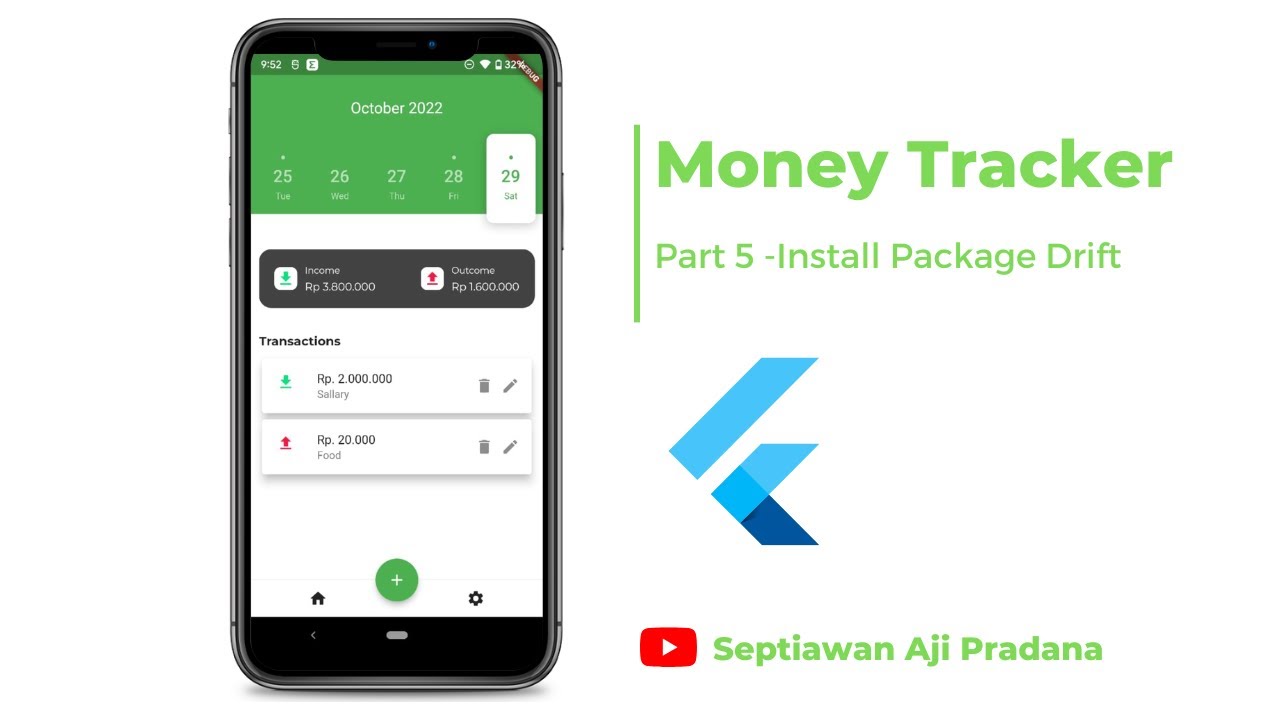 Tutorial Lengkap Membuat Aplikasi Flutter Pencatatan Keuangan - Part 5 ...
