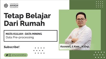 Data Mining : Data Pre processing