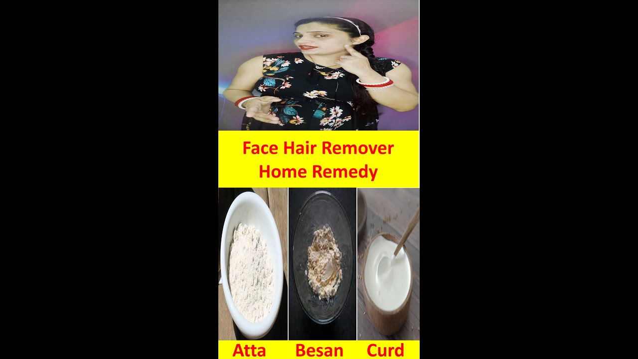 Face Hair Remover Home Remedy [Ashrin Goswami] YouTube