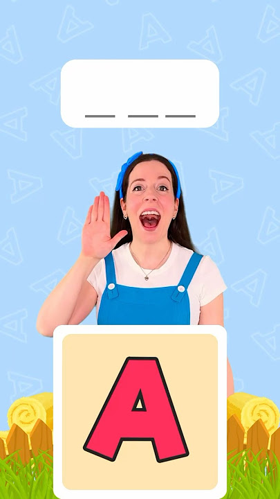 A letter sound in French - Learn to talk and read in french #learning #phonics #kids #toddlers