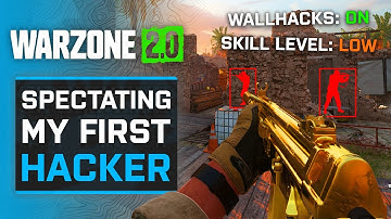 I spectated my FIRST HACKER in Warzone 2.0...