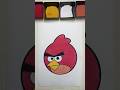 Satisfying SandPainting Mr.Red AngryBird ASMR 🐦✨ #shorts #asmr #satisfying #new #trending #angrybird