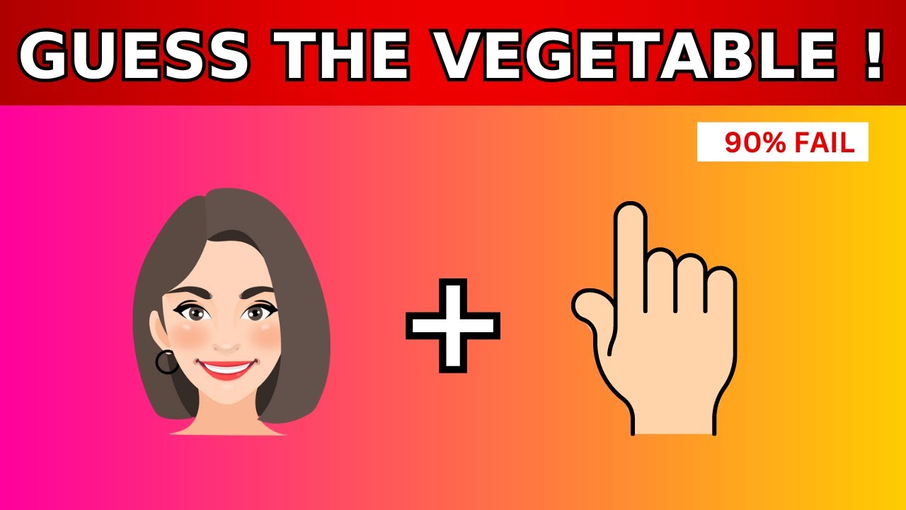 Can You Guess The 🍅Vegetable By Emoji? Guess The Vegetables From