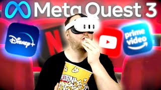 Das KINO der ZUKUNFT? Netflix, Disney , Prime Video & mehr auf der Meta Quest 3!