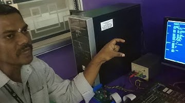 Demonstration of square wave generation programming Intel 8086 interfaced to 8255A - DAC 0800