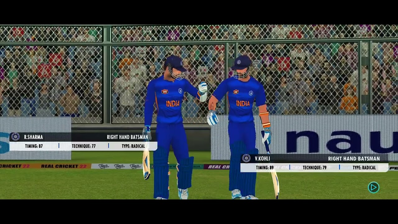 Rc22 cricket game India vs England thriller match. YouTube