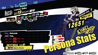 Persona 5 - How to Get Better Stats for Personas
