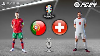 FC 24 - Portugal Vs Switzerland | UEFA Euro 24 Final | C.Ronaldo Vs G.Xhaka Epic Showdown
