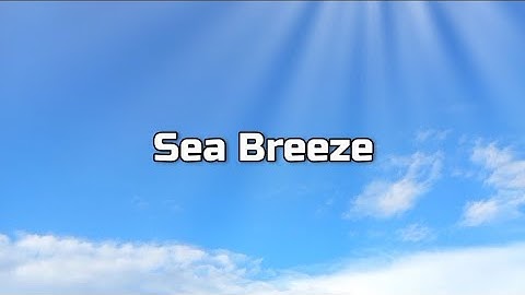 Sea Breeze (Oficial Video) by The Guez