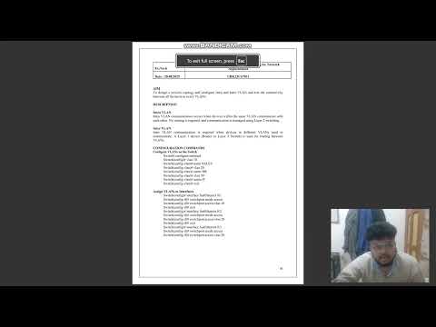 exp 6 Configuring Intra and Inter VLAN Routing for Network Segmentation (Computer networks Lab)