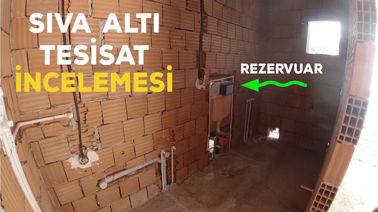SIVA ALTI SU VE ELEKTRİK TESİSAT İNCELEMESİ YAPIYORUZ..