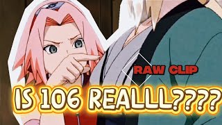 Is 106 Real?? Funny Tsunade 106 Raw Clip