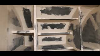 Screening Foamie Camper Inside Finish Touch on Front/Galley, Decided to add a Restroom, part 4