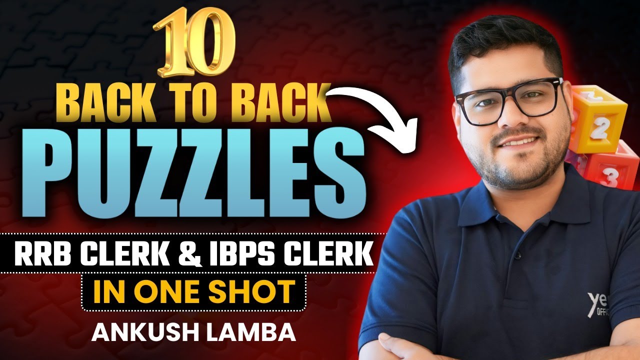 Top 10 Puzzles For RRB IBPS Clerk 2024 Brain Box Challenge By