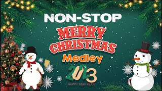 Best Nonstop Christmas Songs Medley 2023 🎅 🌲 Great Christmas Songs Collection 2023 🎁