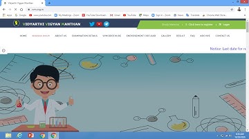 Do registration in VVM(Vidyarthi Vigyan Manthan) students registration