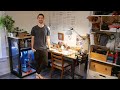 TINY APARTMENT WORKSHOP TOUR + Tips for Making from a Small Space!