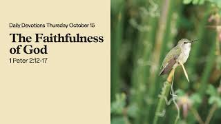 The Faithfulness of God - Daily Devotions